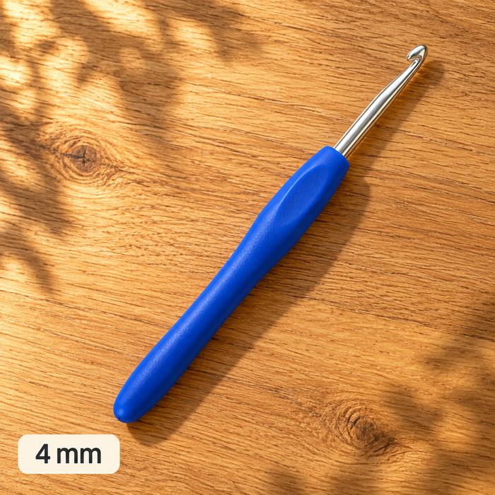 Soft-Grip Crochet Hook 4.0 mm (US G-6) – Ergonomic Handle