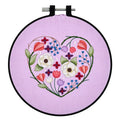 Bucilla ® Stamped Embroidery Kit - Peaceful Floral 6"