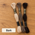 Bark DMC Embroidery Floss Pack – 3 Skeins, Six-Strand Cotton