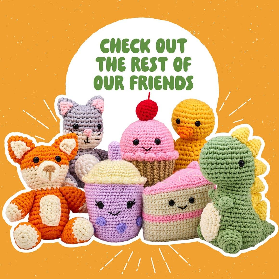 Bucilla ® Amigurumi Crochet Kit - Triplets in a Pod 5"